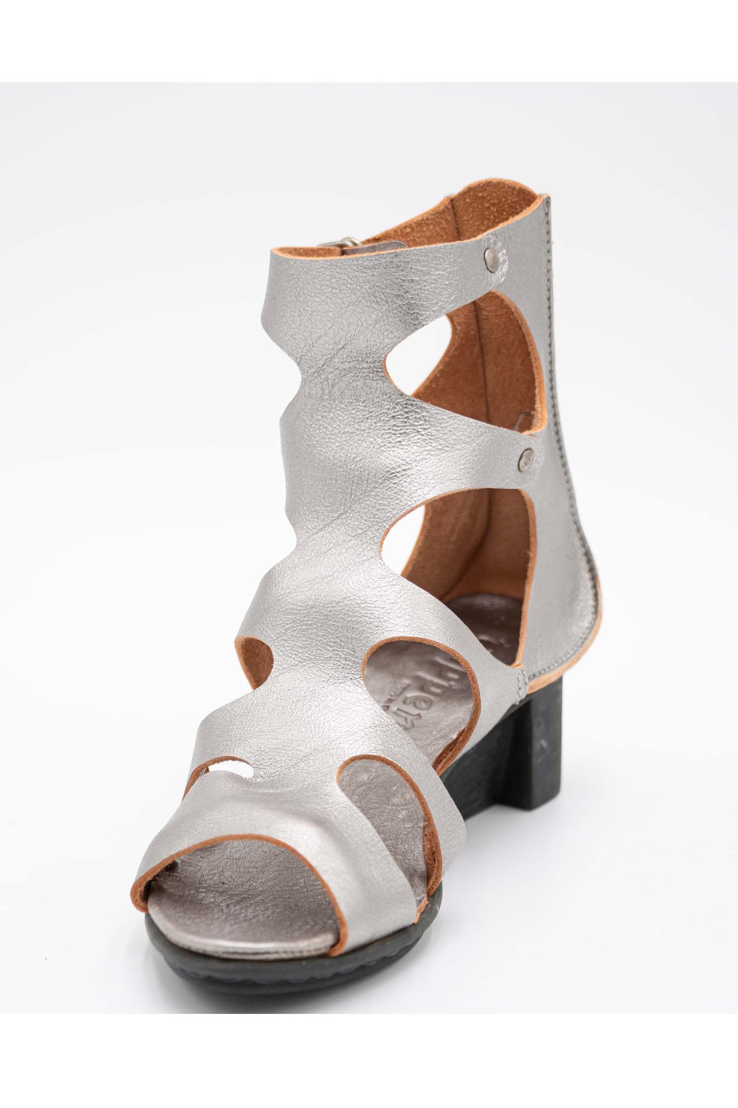 Trippen Tarantula Silver Sandals, utopiatulsa.com