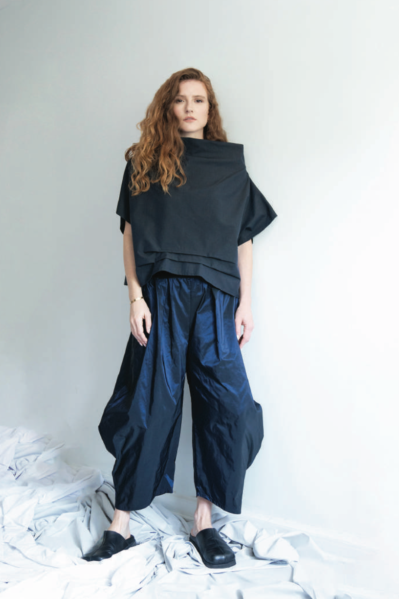 Anarkh + NRK Raku Pant, Navy, Taffeta, utopiatulsa.com