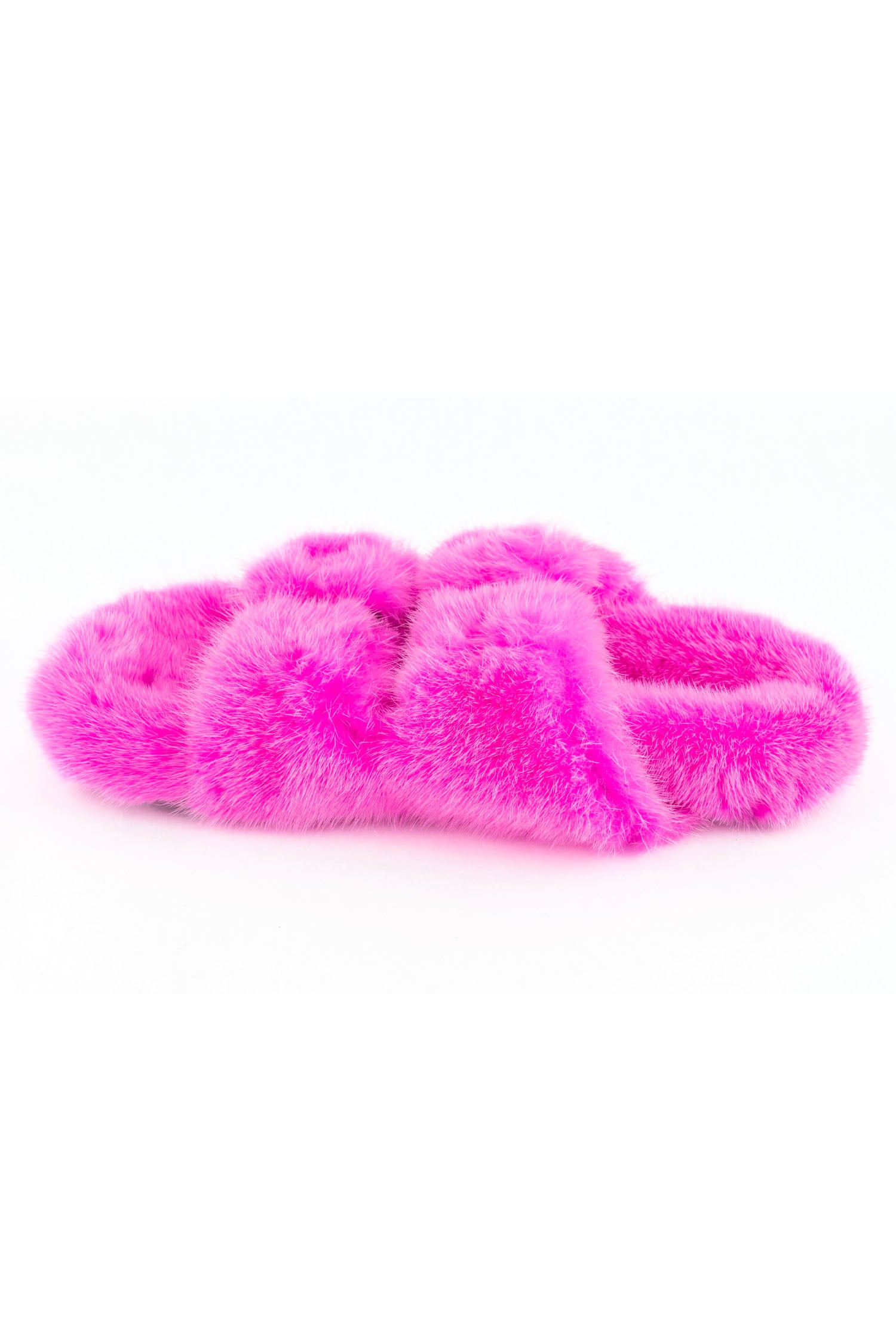 Linda Richards Mink Slides Hot Pink, utopiatulsa.com
