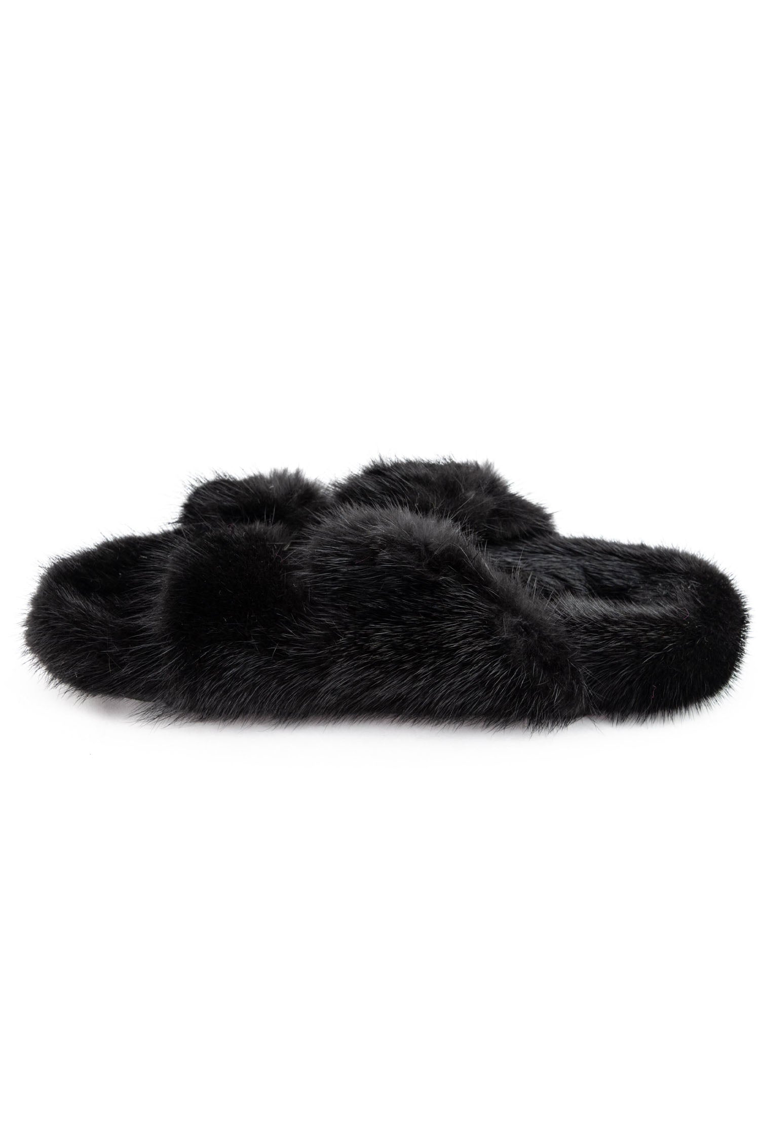 Linda Richards Mink Slides Black, utopiatulsa.com