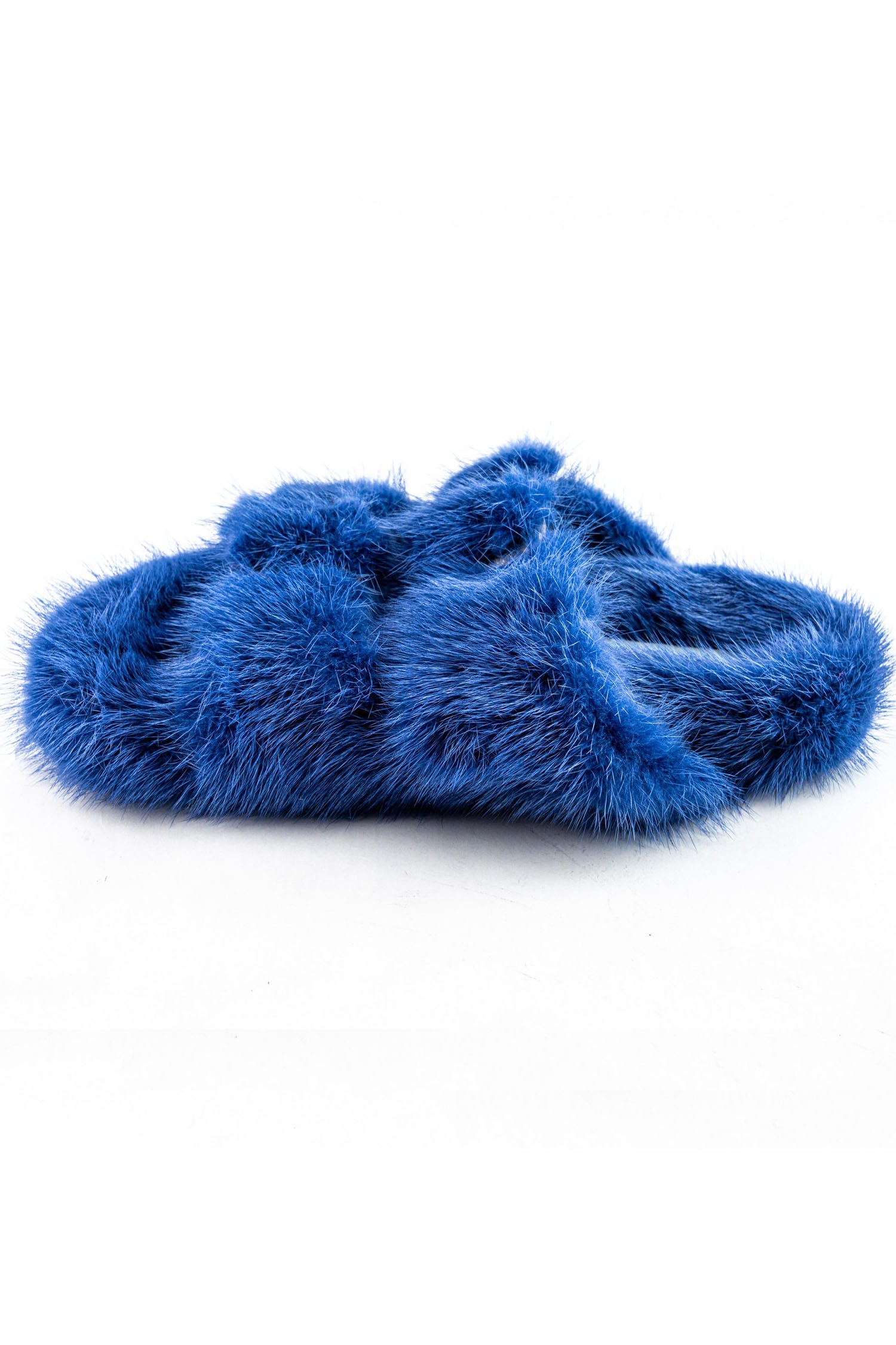 Linda Richards Mink Slides Royal Blue, utopiatulsa.com