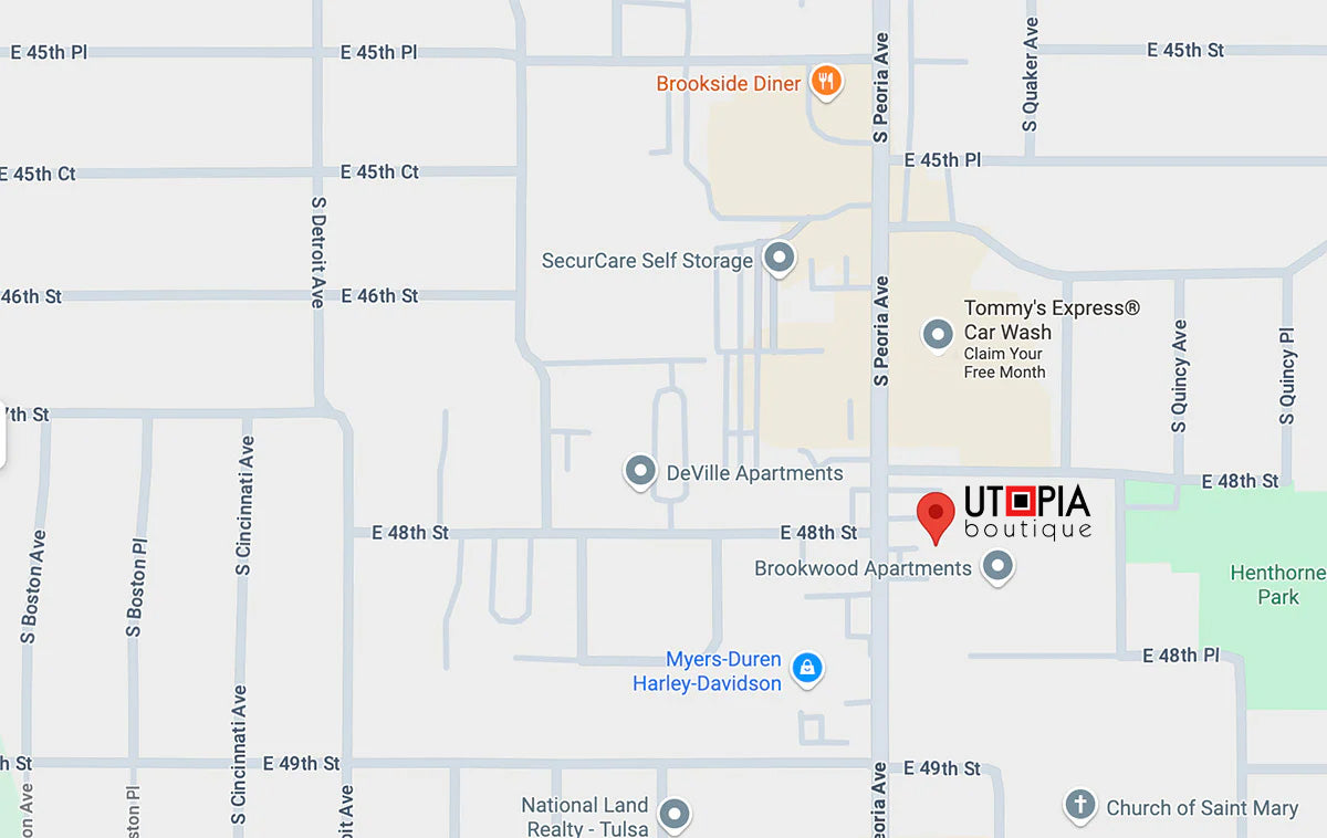 Utopia Boutique, 4817 South Peoria Ave.
Tulsa, OK 74105 Map