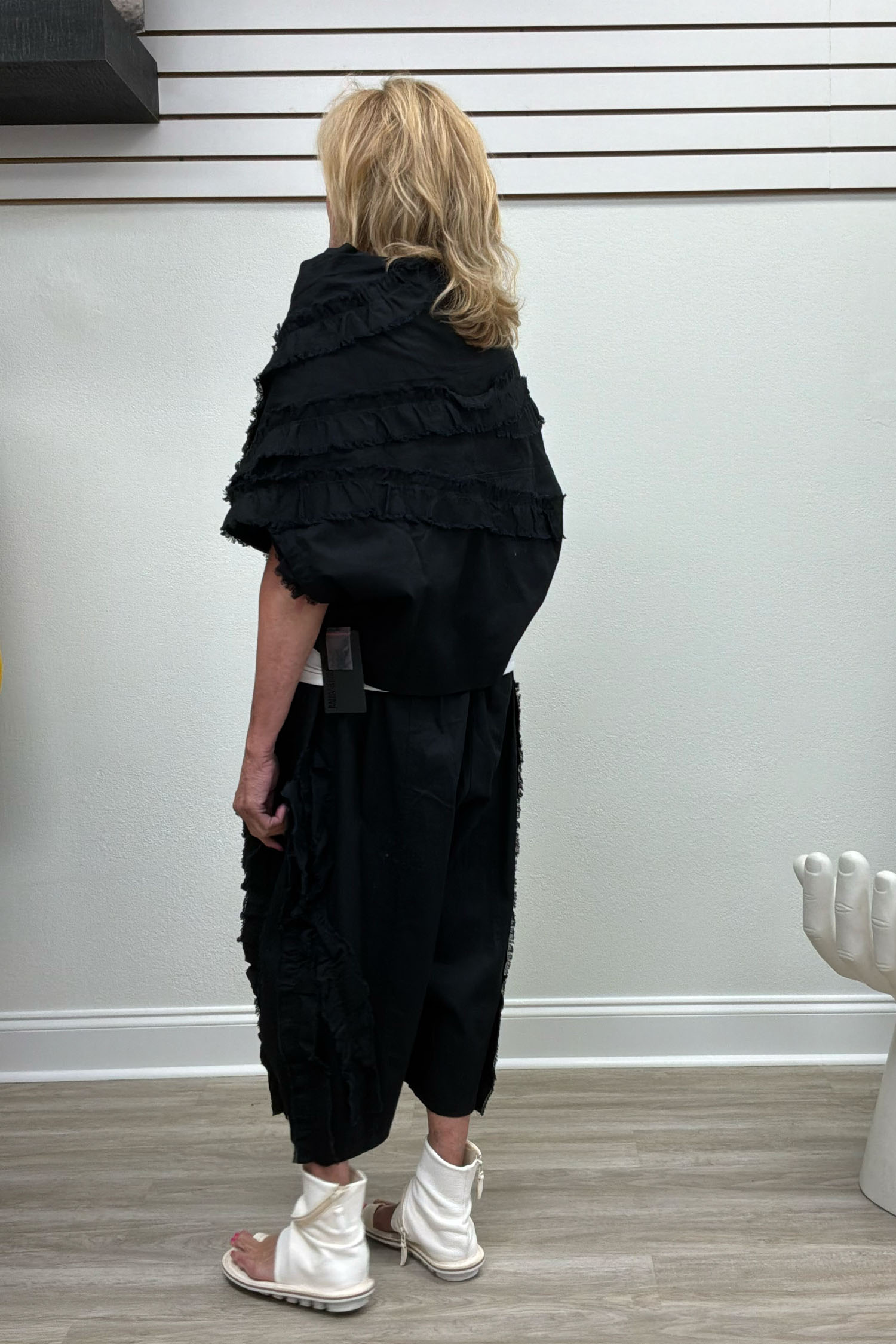 Outfit 5 - Moyuru Ruffle Jacket Black, utopiatulsa.com