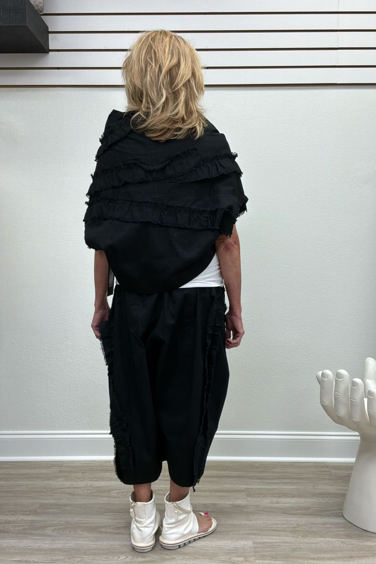 Outfit 5 - Moyuru Ruffle Jacket Black, utopiatulsa.com