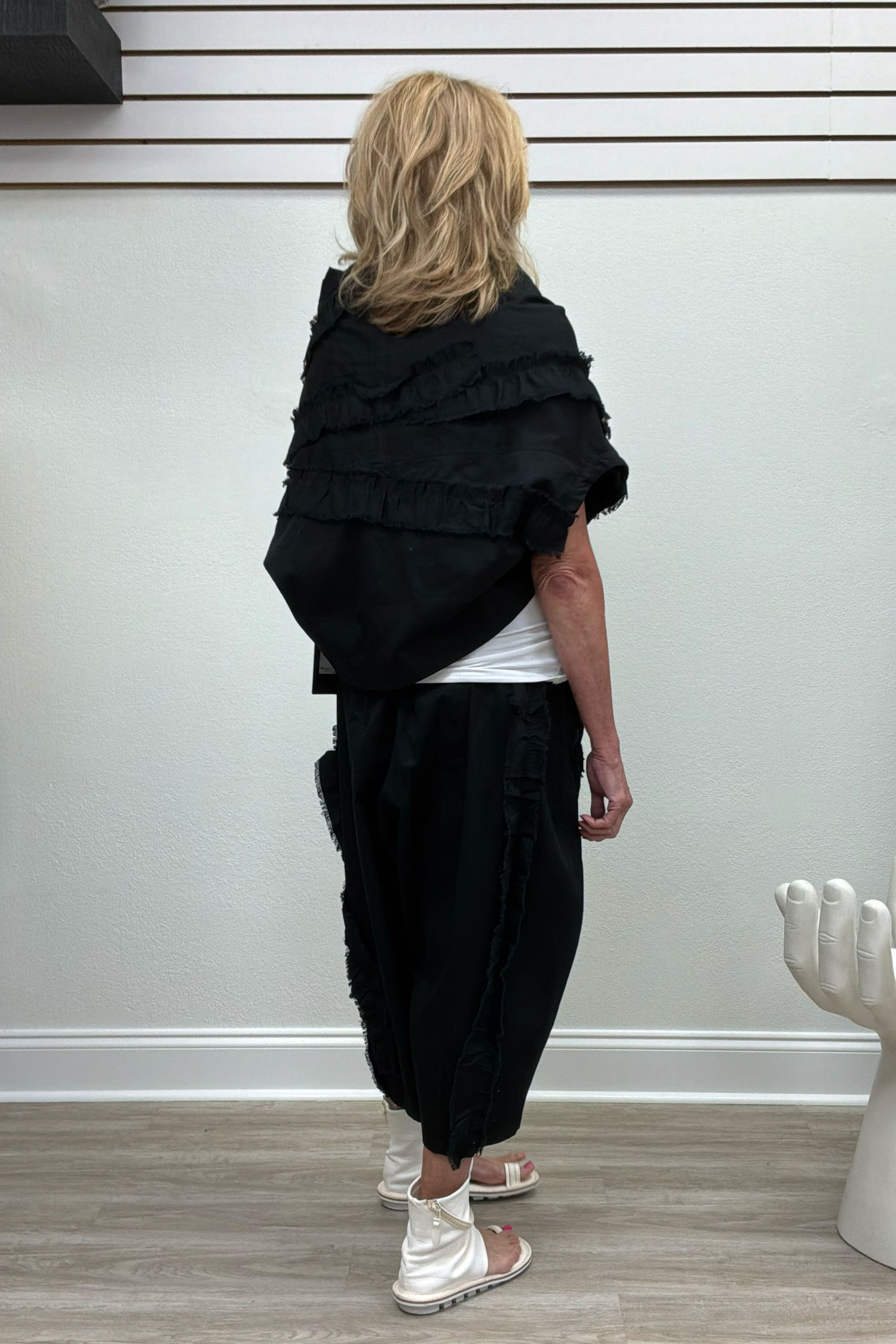 Outfit 5 - Moyuru Ruffle Jacket Black, utopiatulsa.com