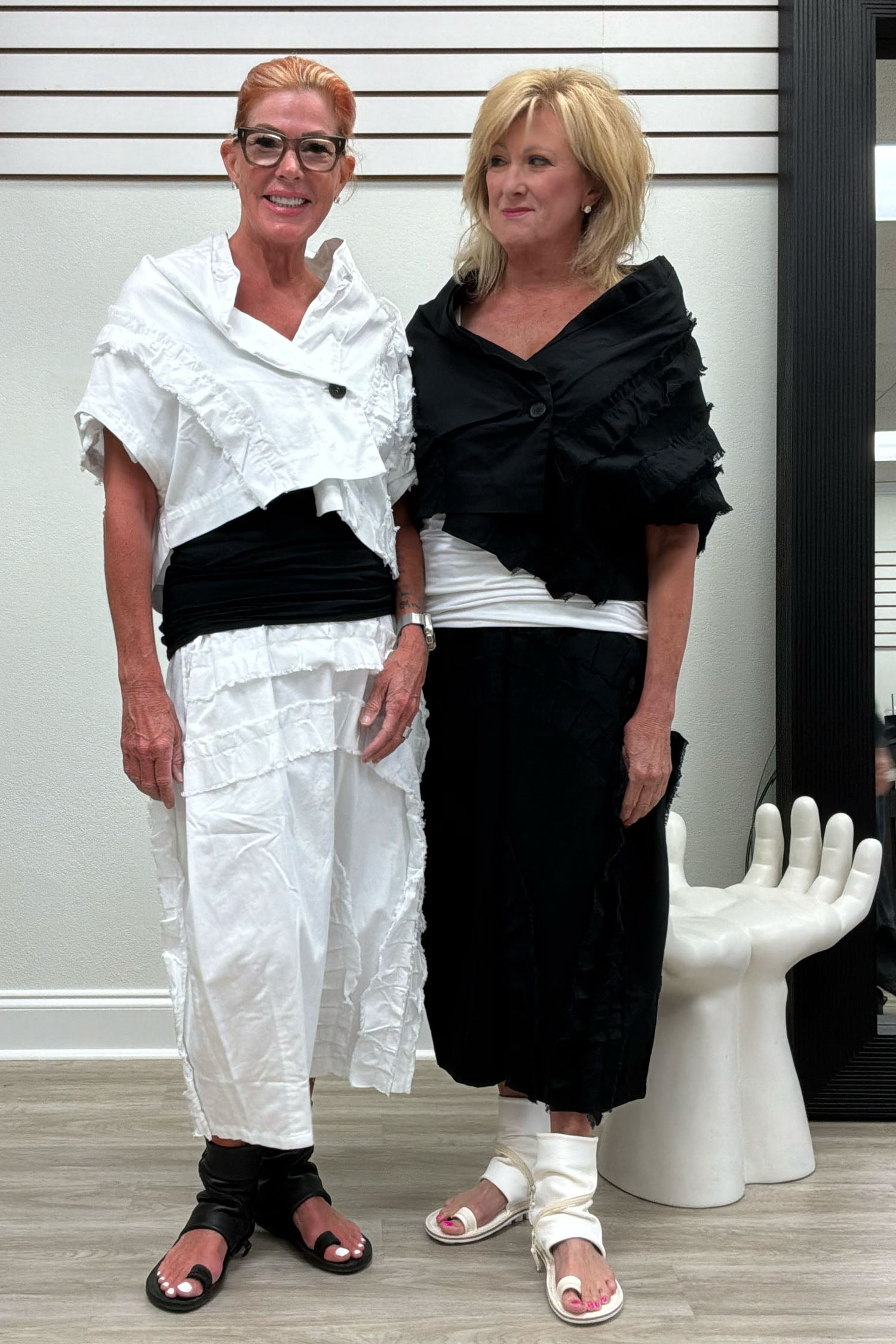 Outfit 5 - Moyuru Ruffle Jacket Black, or white, utopiatulsa.com