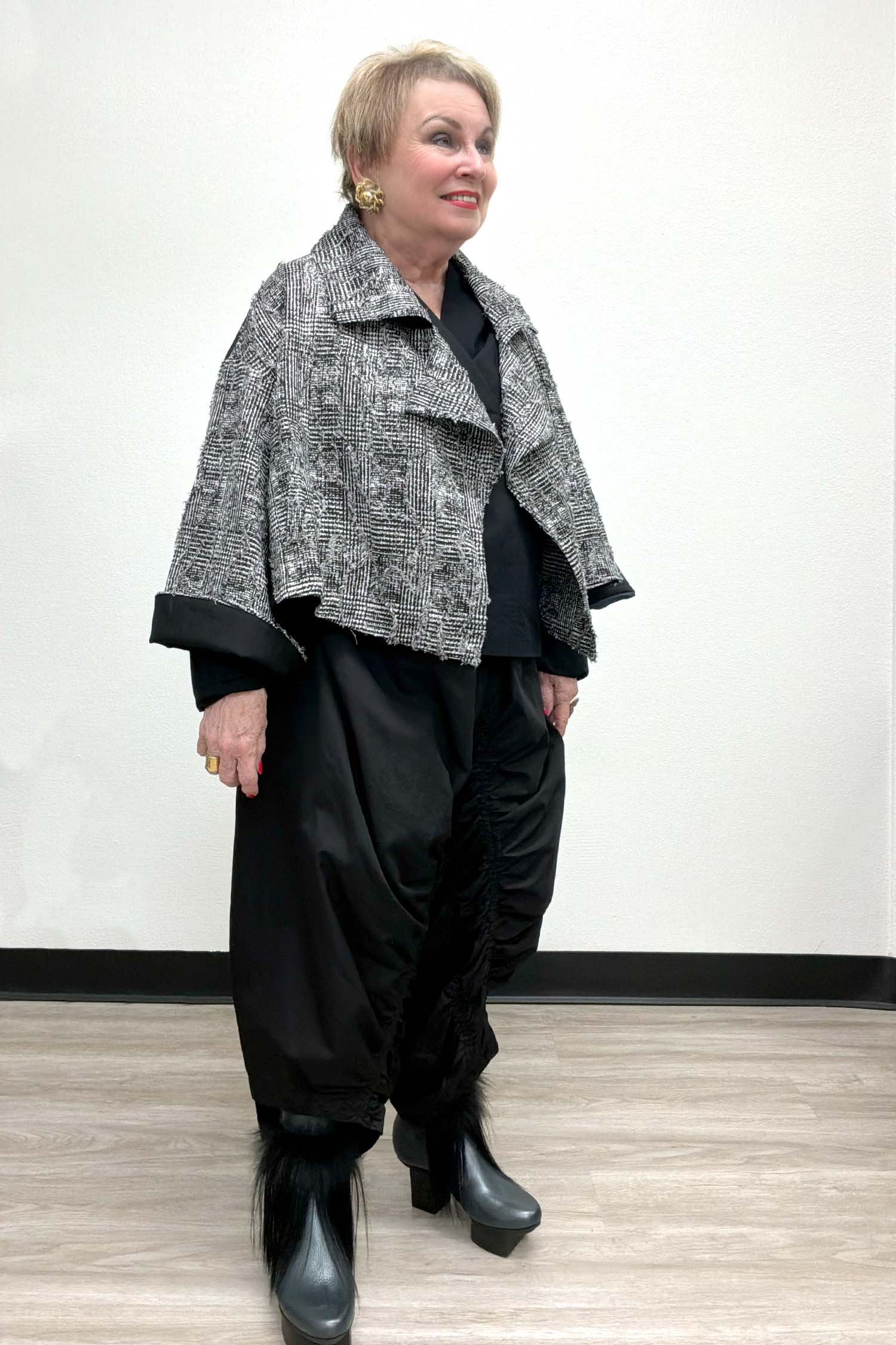 Moyuru Black & White Jacket for Outfit 2, utopiatulsa.com