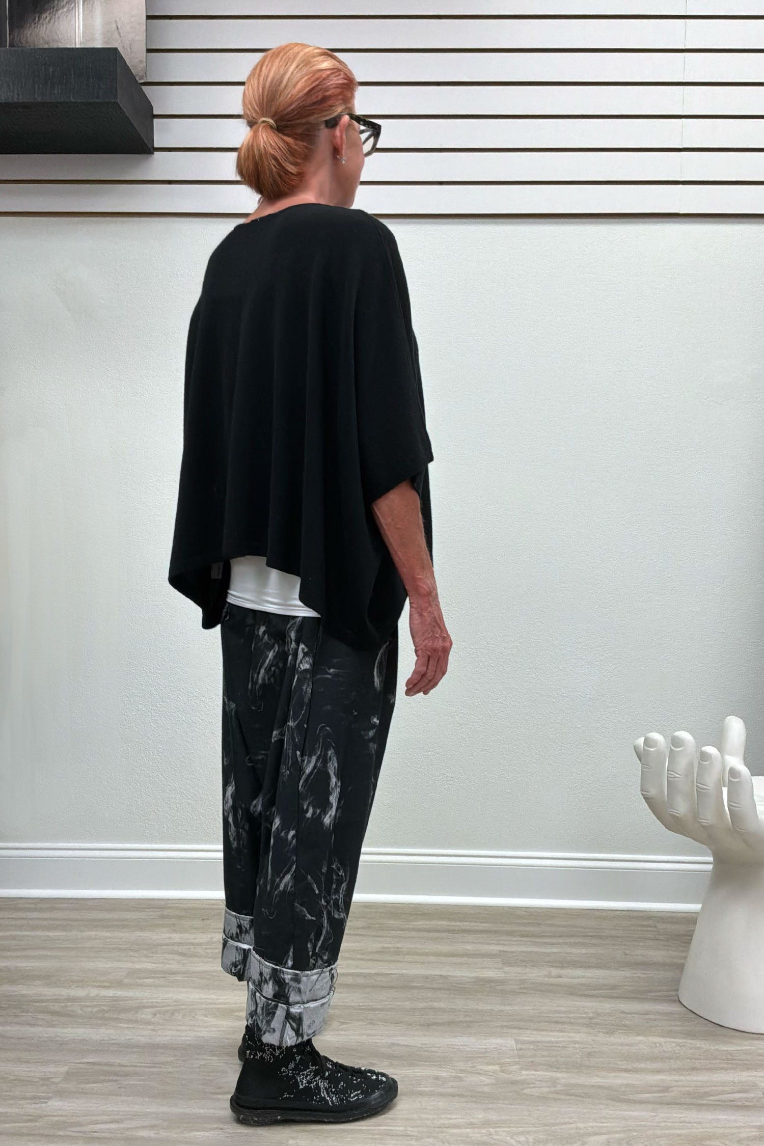 Anarkh + NRK Outfit 3 Saki pant and cashmere sweater, utopiatulsa.com