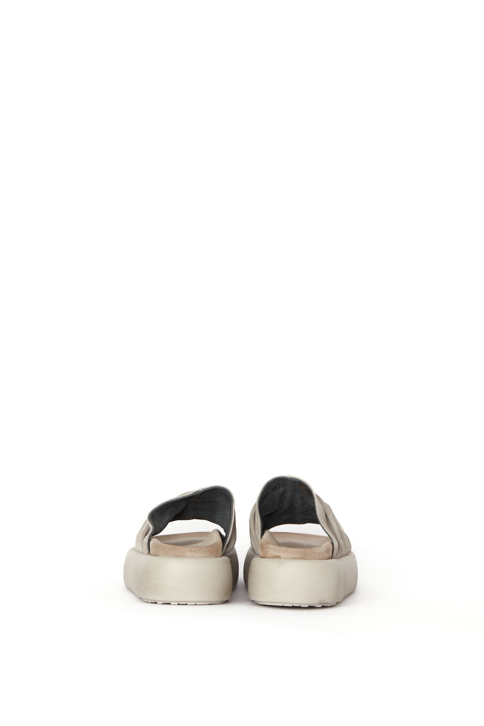  Wrinkled sandal from Sort Aarhus, Lysegrå Ruskind, utopiatulsa.com