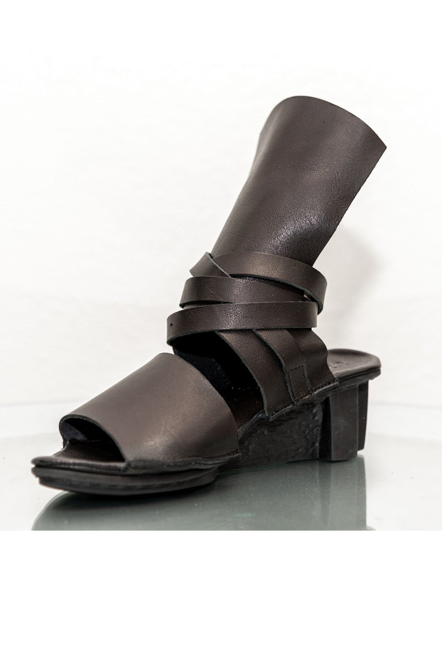 Trippen Kilt Black Sandal, utopiatulsa.com