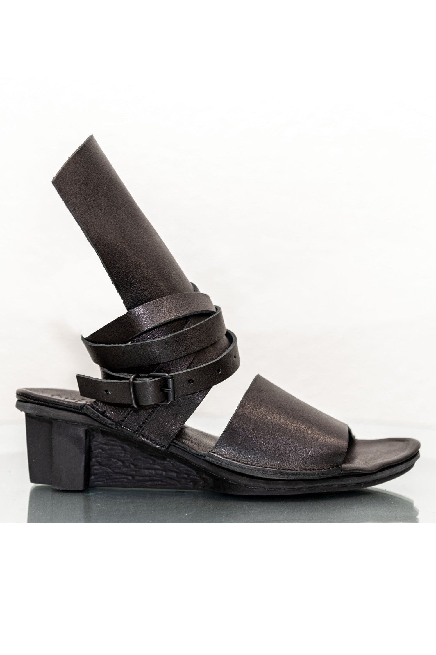 Trippen Kilt Black Sandal, utopiatulsa.com