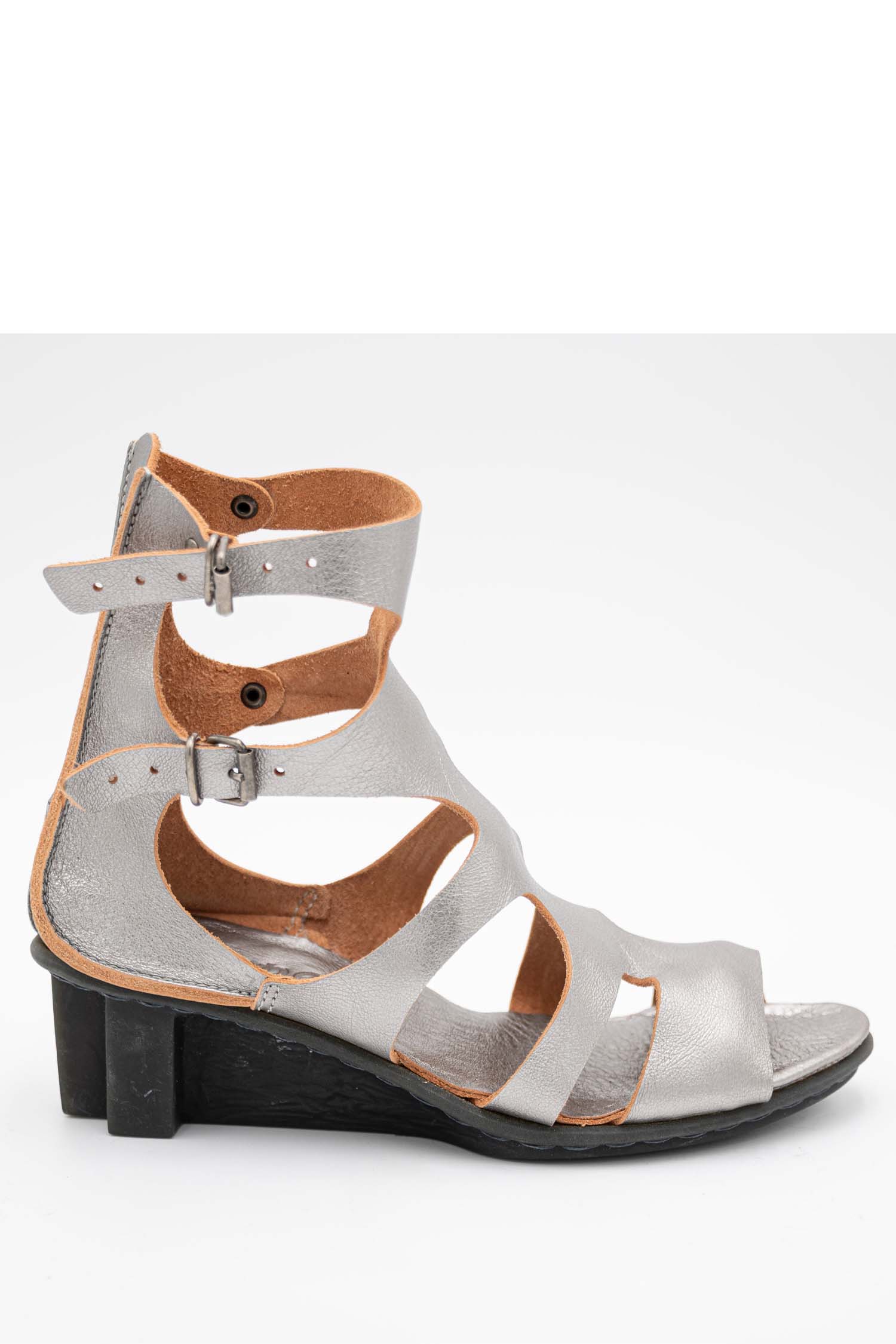 Trippen Tarantula Silver Sandals, utopiatulsa.com