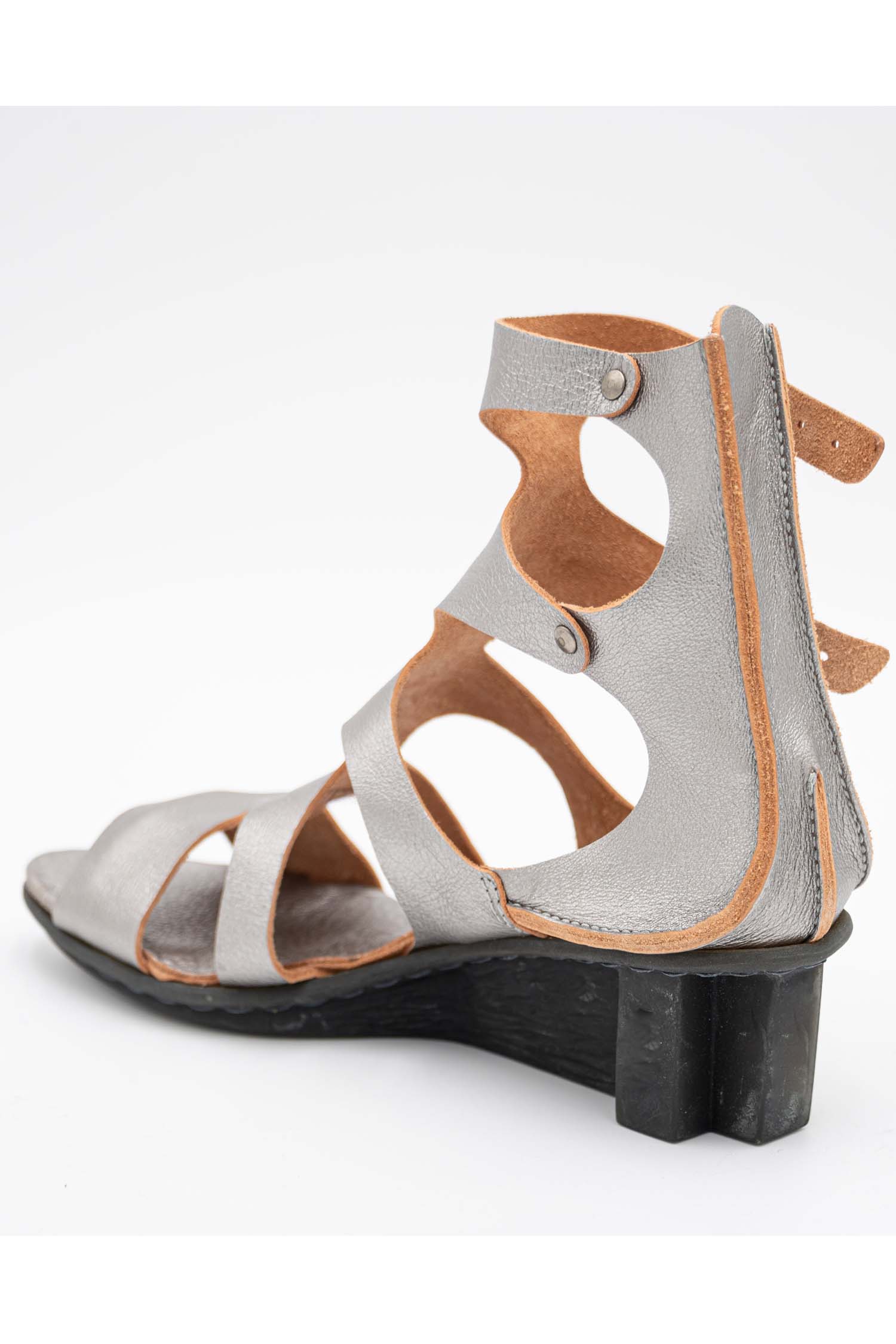 Trippen Tarantula Silver Sandals, utopiatulsa.com
